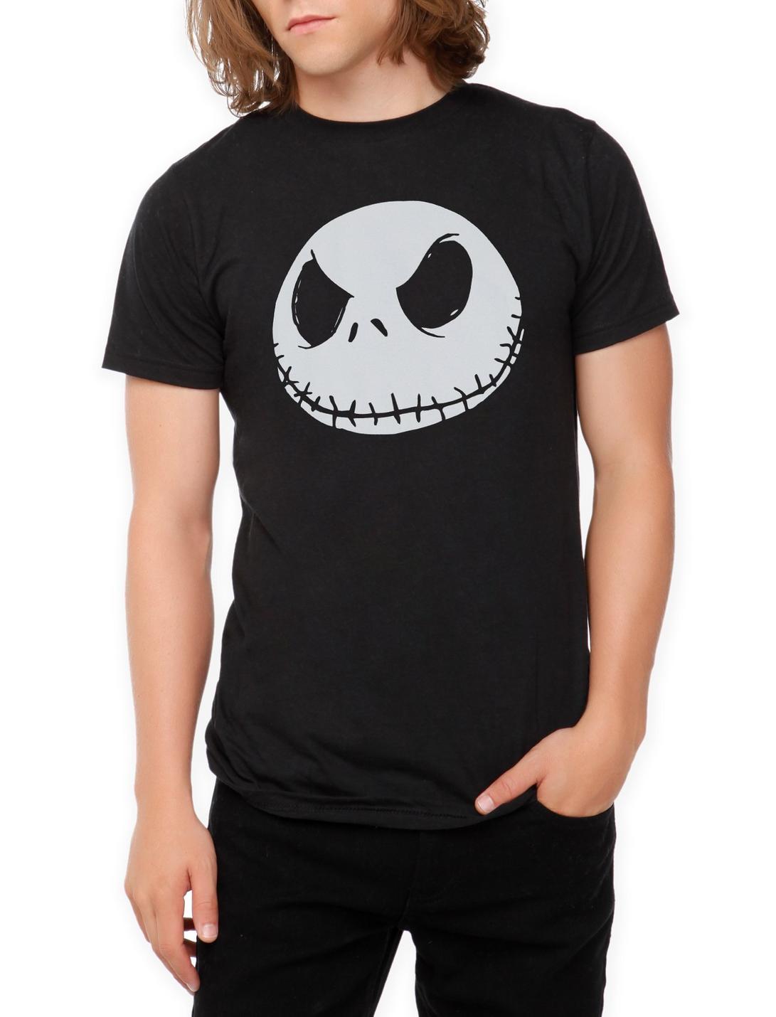 Plus Size The Nightmare Before Christmas Jack Face T-Shirt, , hi-res