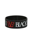 Black Veil Brides I (Heart) Rubber Bracelet, , hi-res
