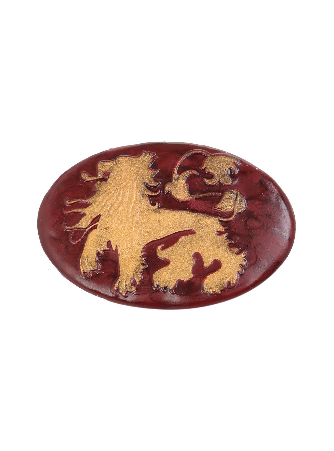 Game Of Thrones Lannister Shield Pin, , hi-res