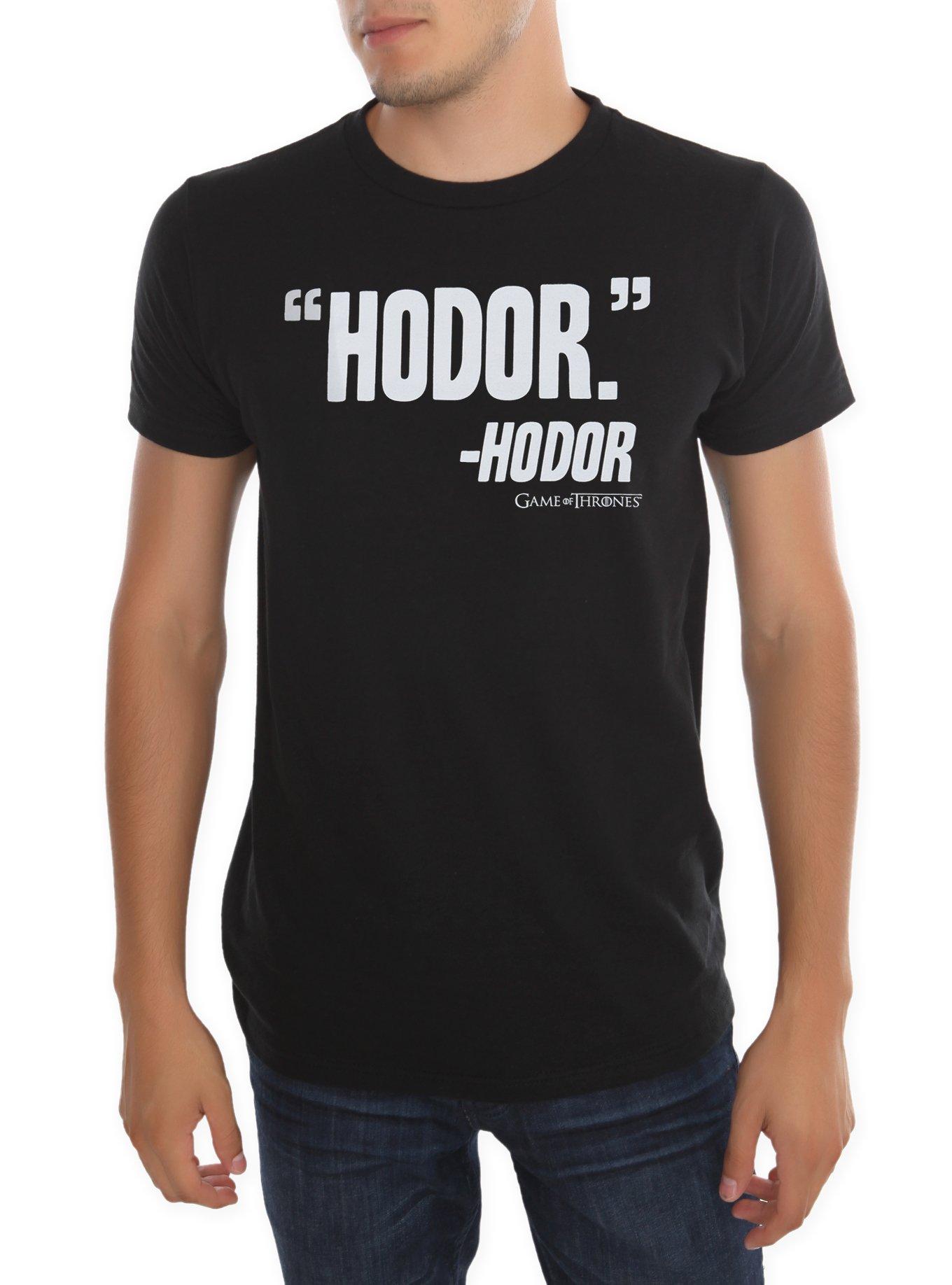 Game Of Thrones Hodor Slim-Fit T-Shirt, BLACK, hi-res