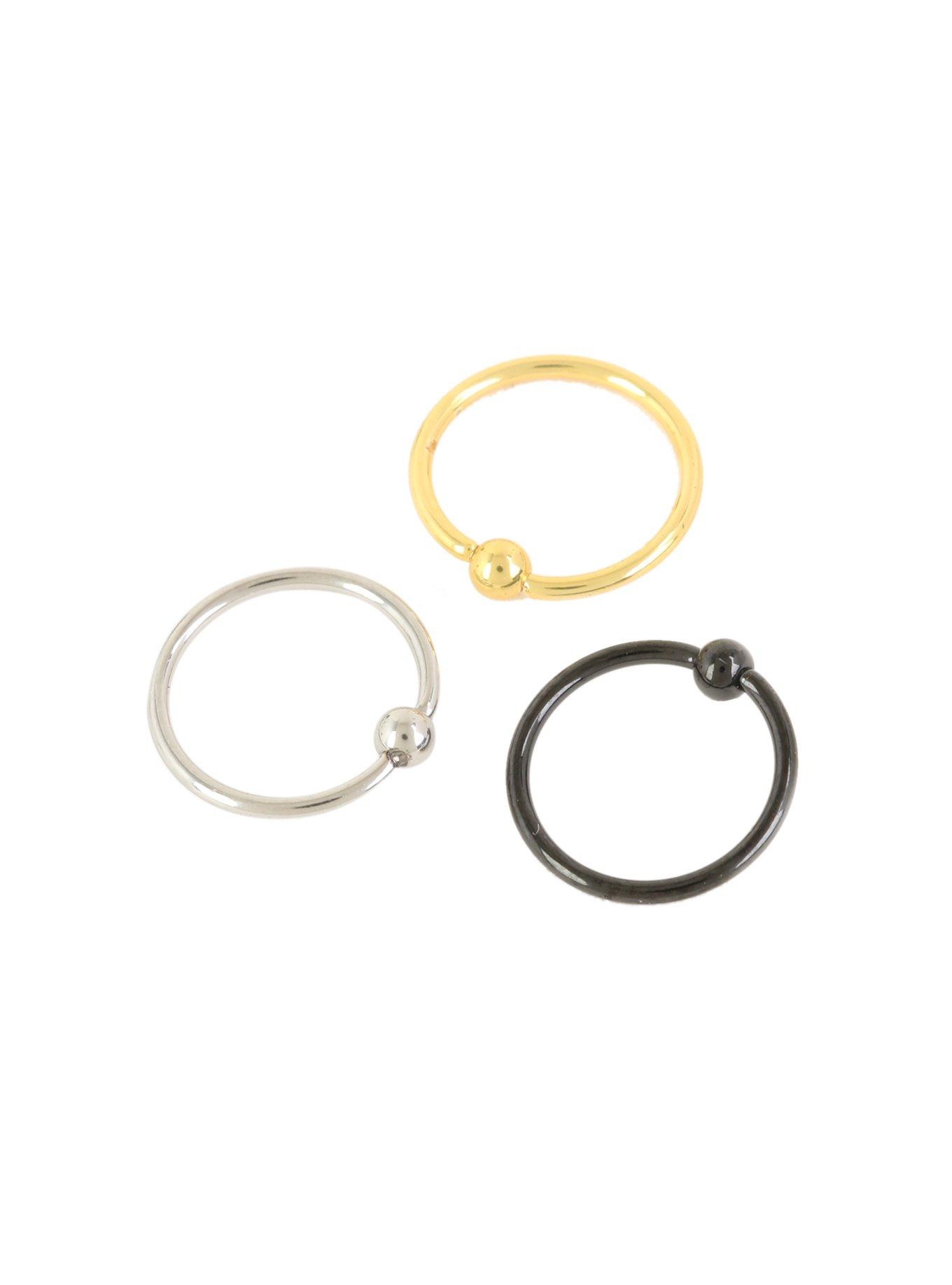 Nose Hoop 3 Pack