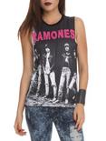 Ramones Muscle Girls Top, BLACK, hi-res