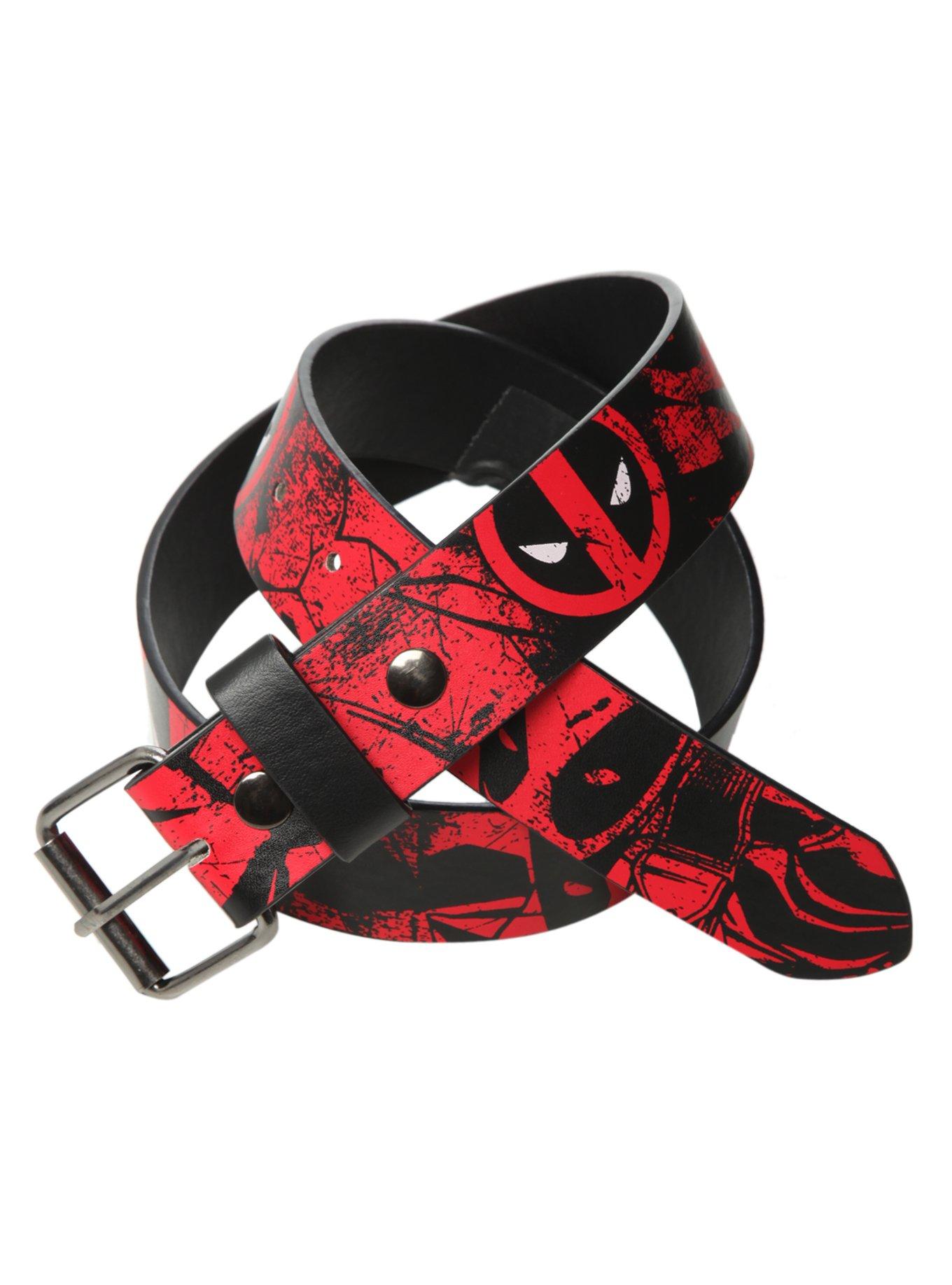 Marvel Deadpool Belt, BLACK, hi-res