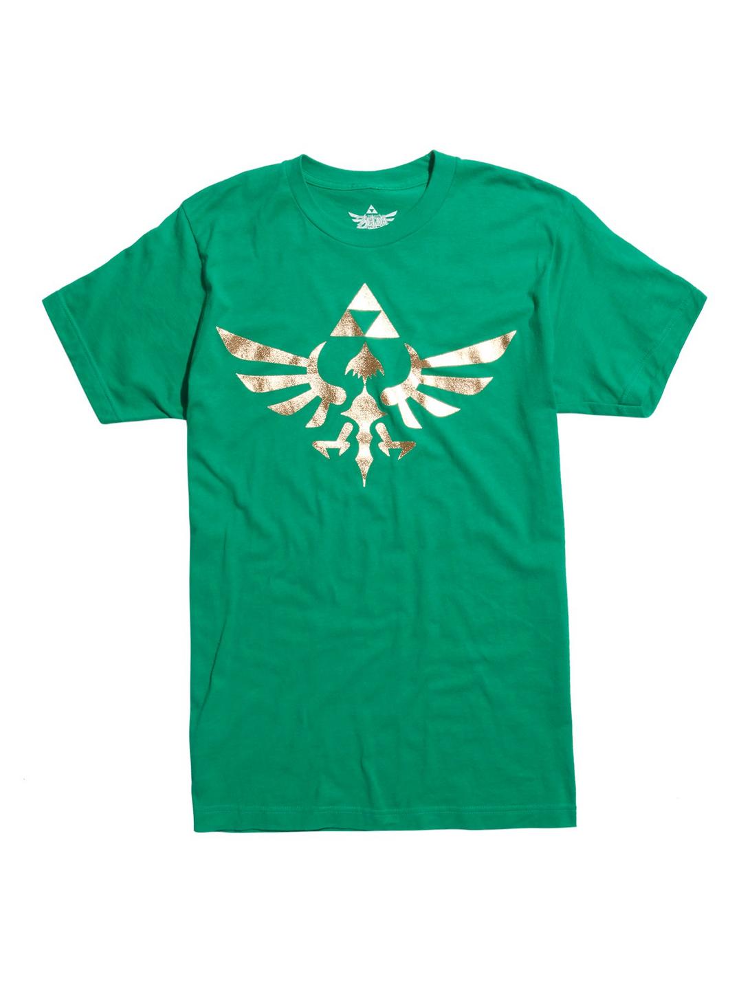Nintendo The Legend Of Zelda Gold Triforce T-Shirt, BLACK, hi-res