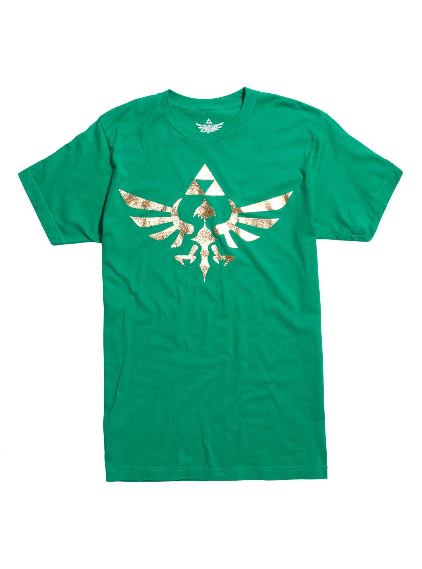 Nintendo The Legend Of Zelda Gold Triforce T-Shirt, BLACK, hi-res
