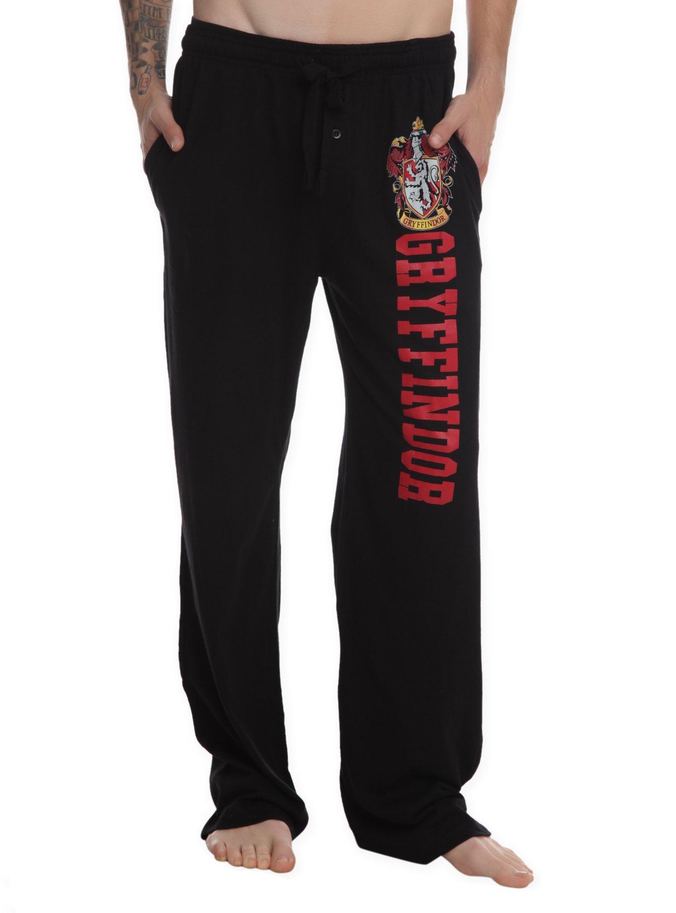 Harry Potter Gryffindor Guys Pajama Pants, BLACK, hi-res