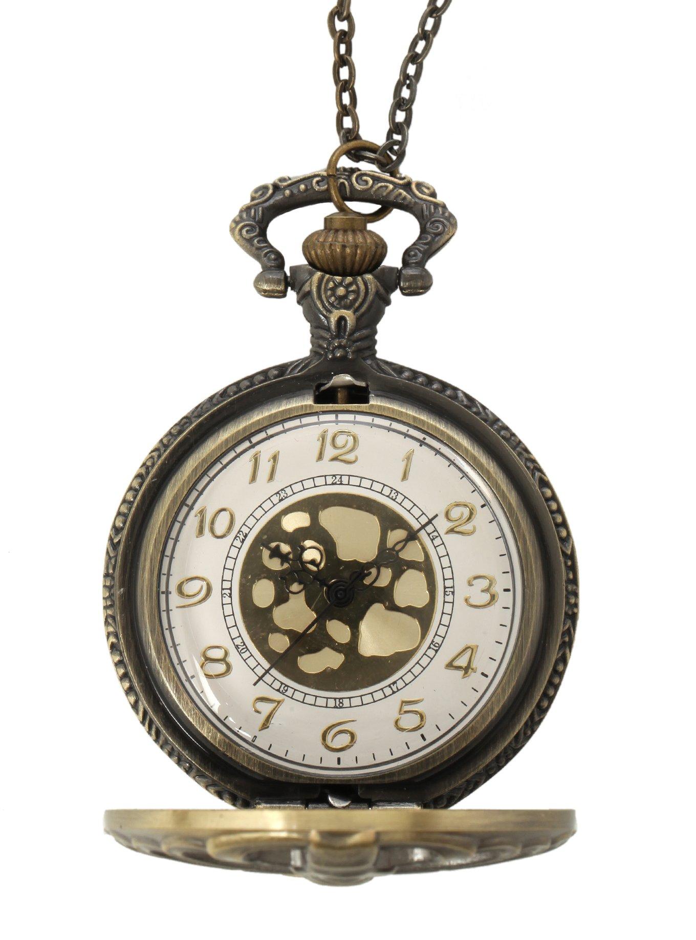 Rib Cage Pocket Watch Necklace, , hi-res