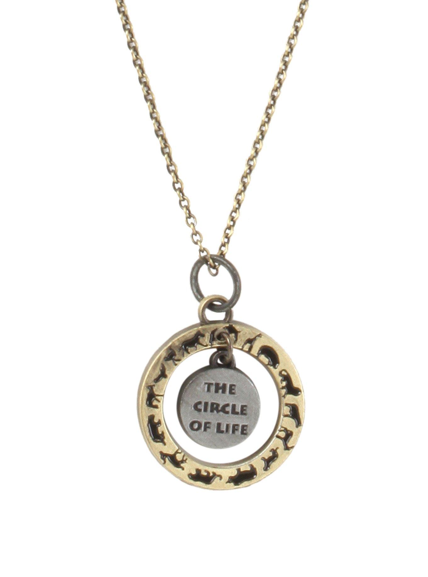 Disney The Lion King Circle Of Life Necklace, , hi-res