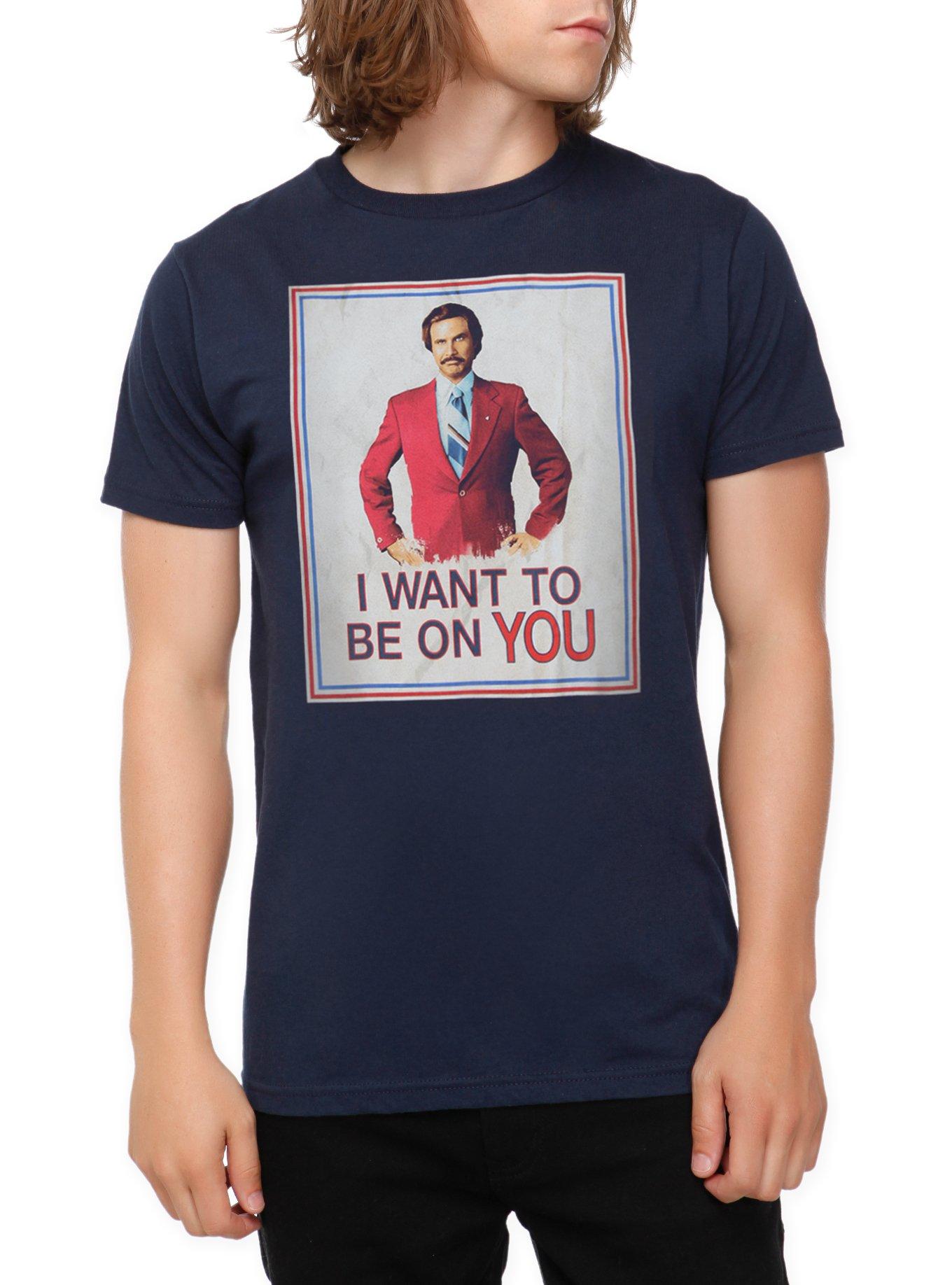 Anchorman Be On You T-Shirt, BLACK, hi-res
