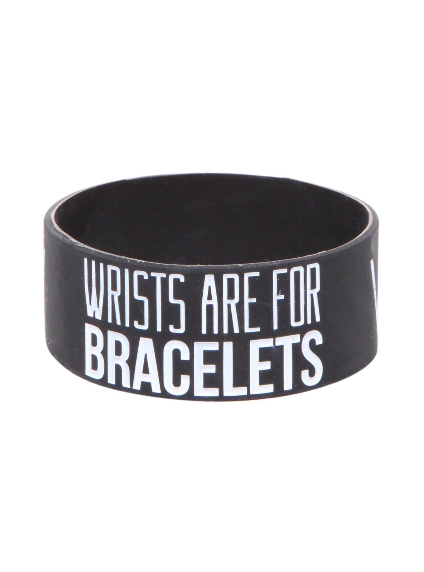 Sleeping With Sirens Wrists Rubber Bracelet, , hi-res
