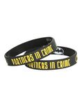 DC Comics Batman Partners In Crime Rubber Bracelet 2 Pack, , hi-res