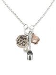 Disney The Little Mermaid Fork Shell Charm Necklace, , hi-res