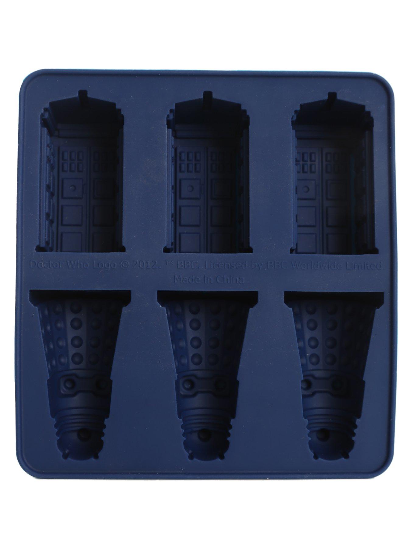 Doctor Who TARDIS And Dalek Ice Cube Tray, , hi-res