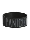 Panic! At The Disco Black And Grey Rubber Bracelet, , hi-res