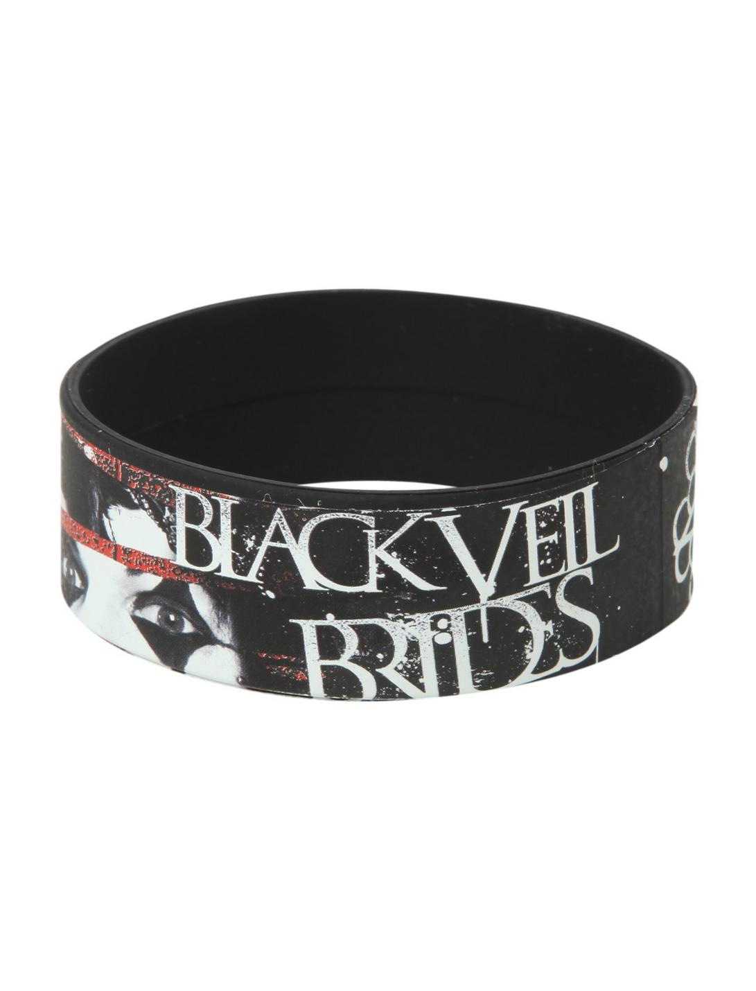 Black Veil Brides Stacked Eye Rubber Bracelet, , hi-res