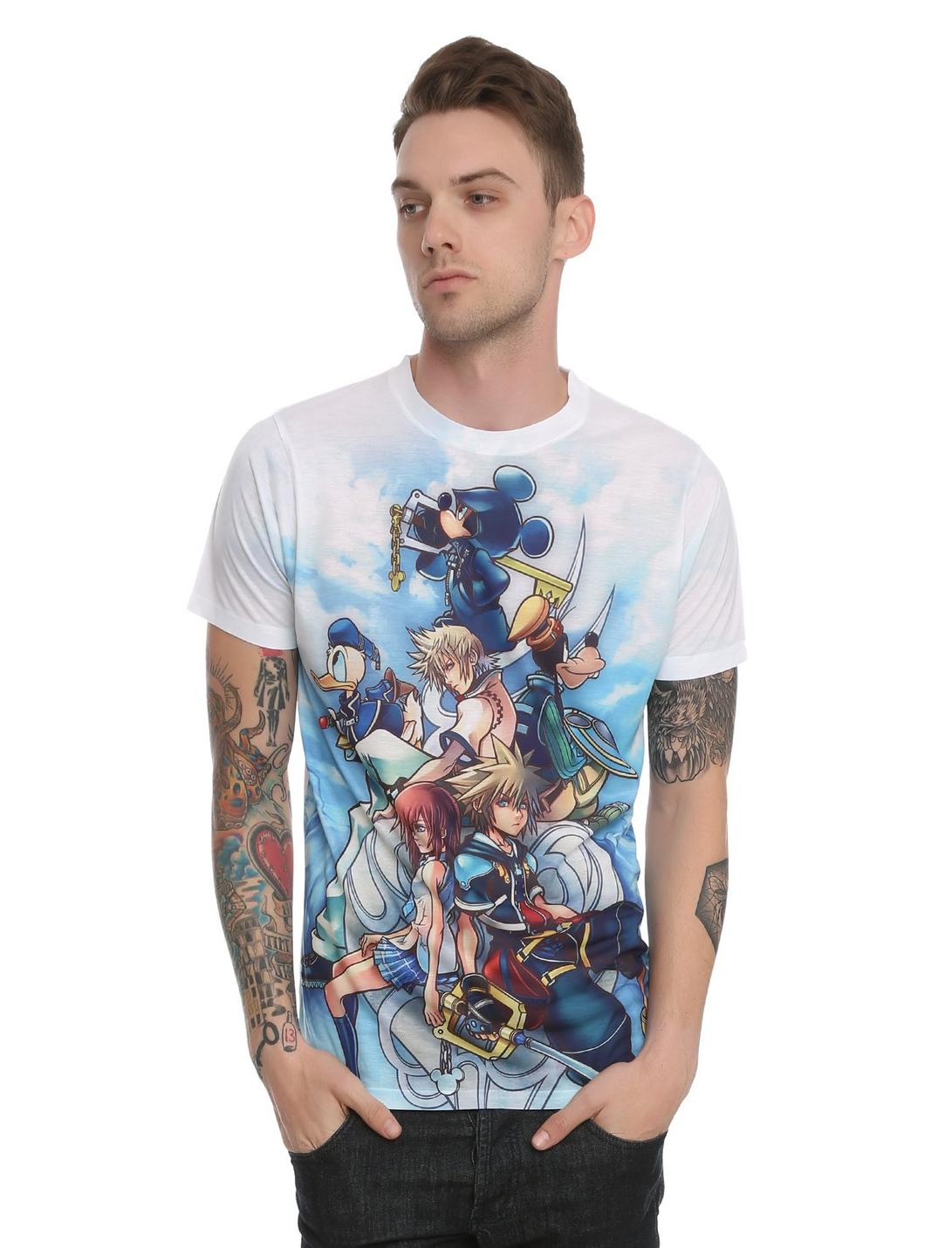 Disney Kingdom Hearts Characters Sublimation T-Shirt, , hi-res