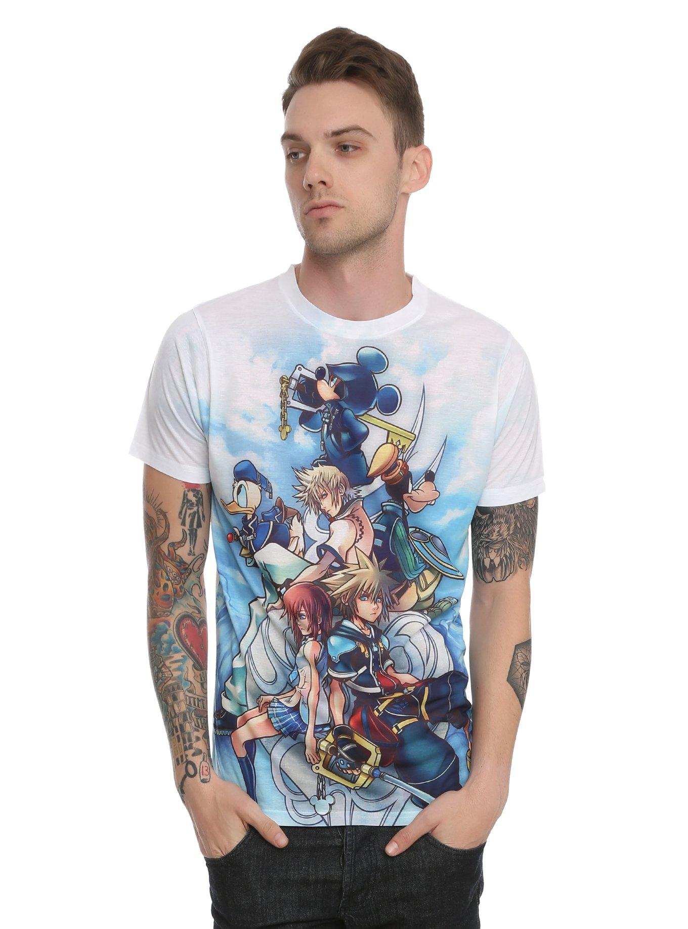 Disney Kingdom Hearts Characters Sublimation T-Shirt, , hi-res