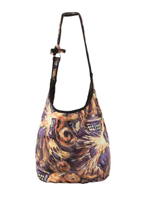 Doctor Who Exploding TARDIS Hobo Bag Hot Topic