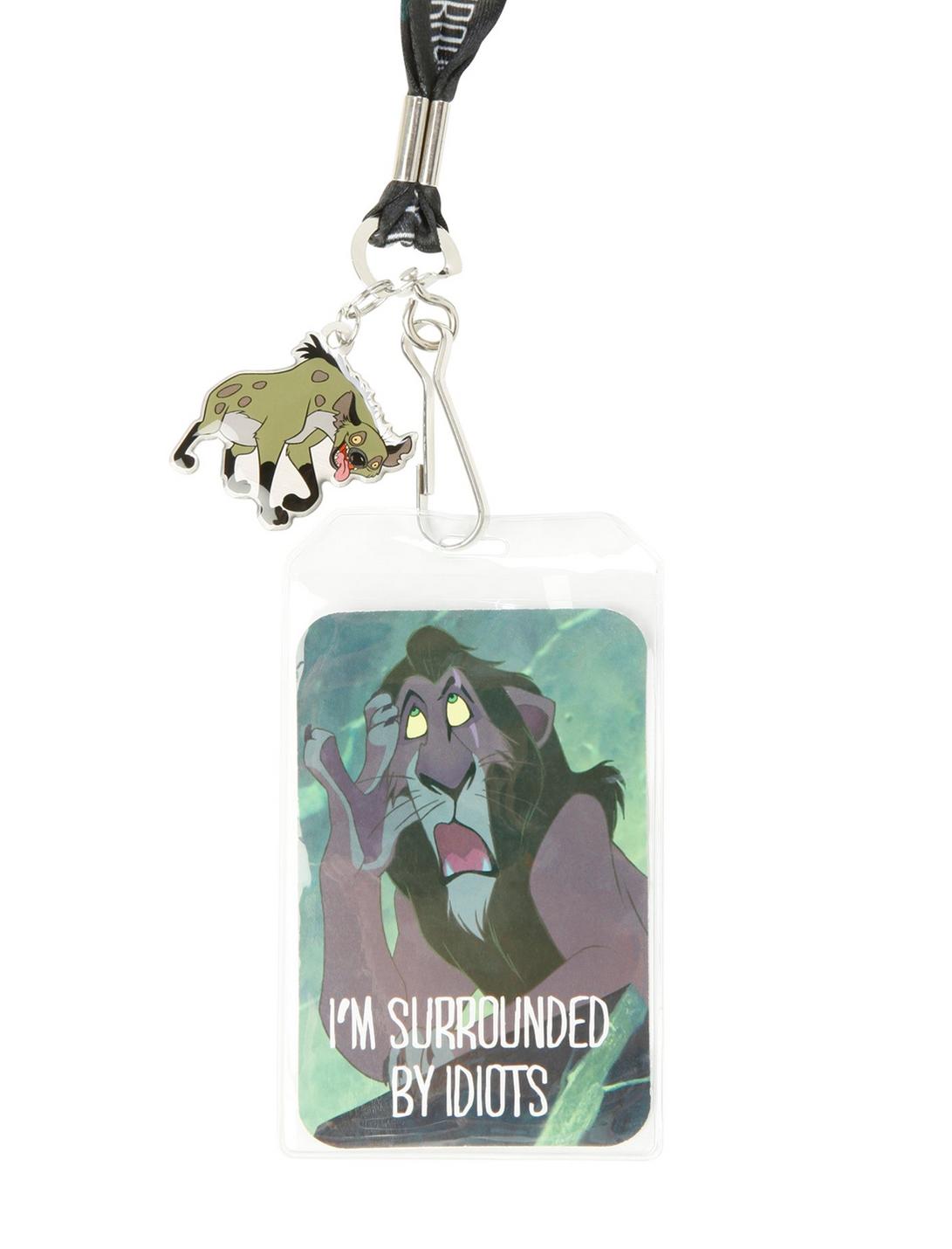 Disney The Lion King Surrounded By Idiots Lanyard, , hi-res