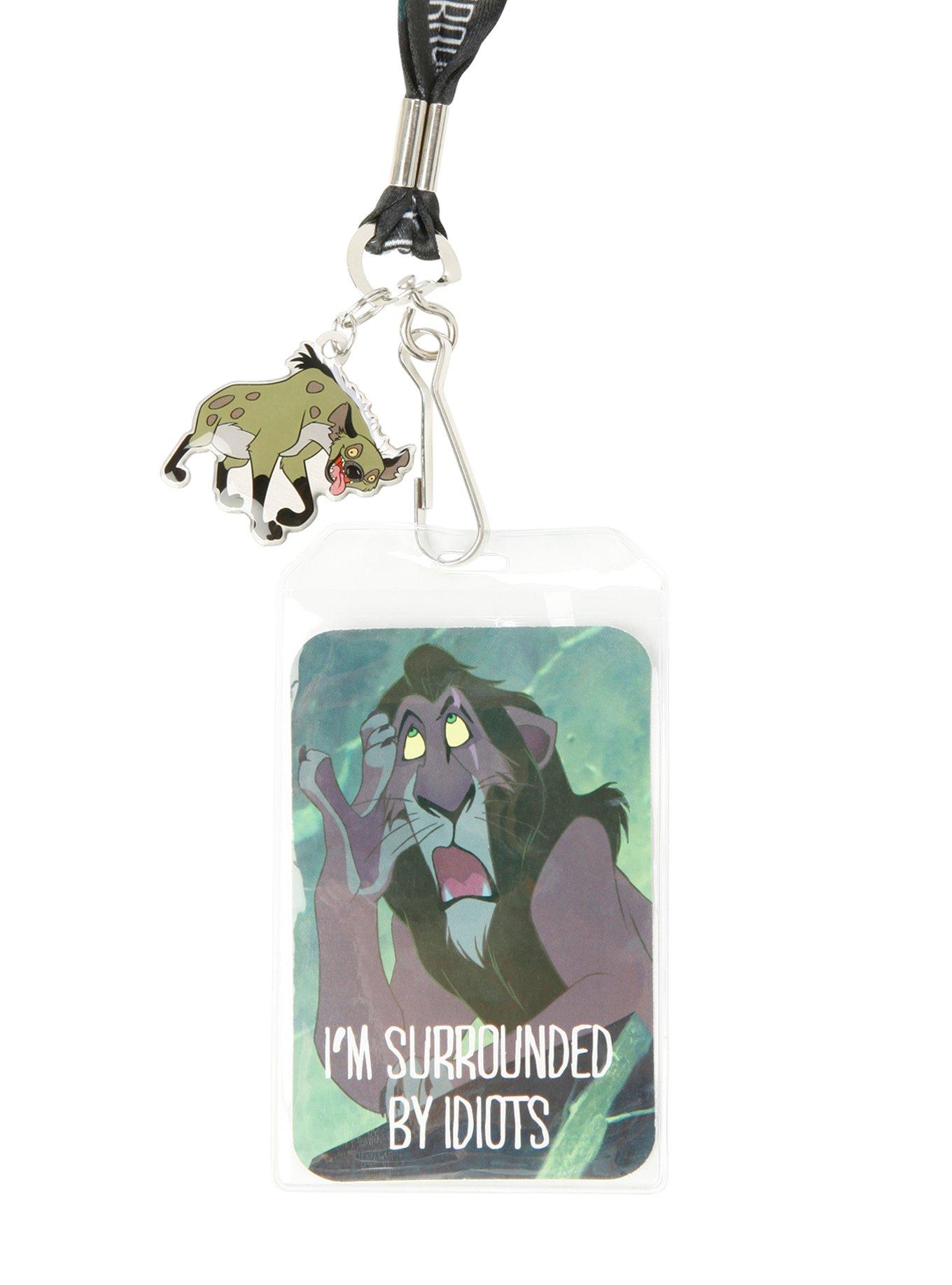 Disney The Lion King Surrounded By Idiots Lanyard, , hi-res