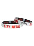 Miss May I Stay Metal Rubber Bracelet 2 Pack, , hi-res