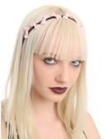 Pink & Ivory Ribbon Bow Stretch Headband 2 Pack, , hi-res