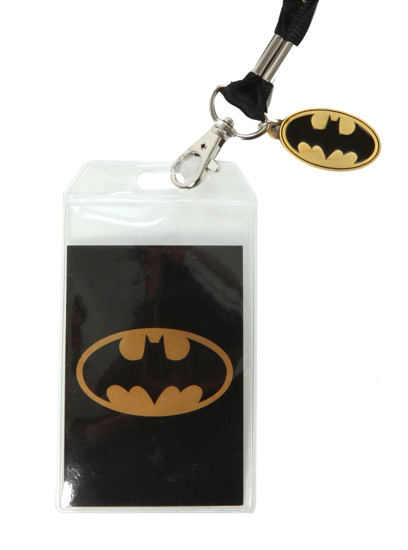 DC Comics Batman Metallic Logo Lanyard | Hot Topic