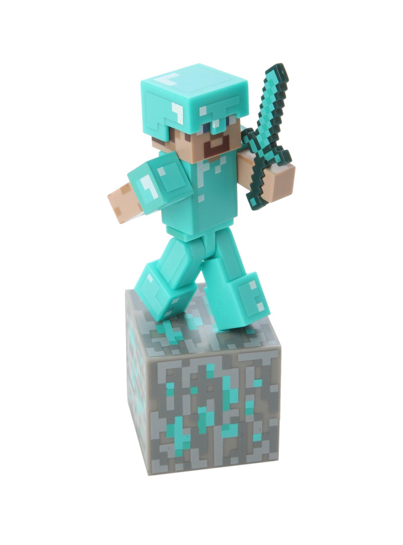 Diamond Armor Steve - Treasure X - Minecraft action figure