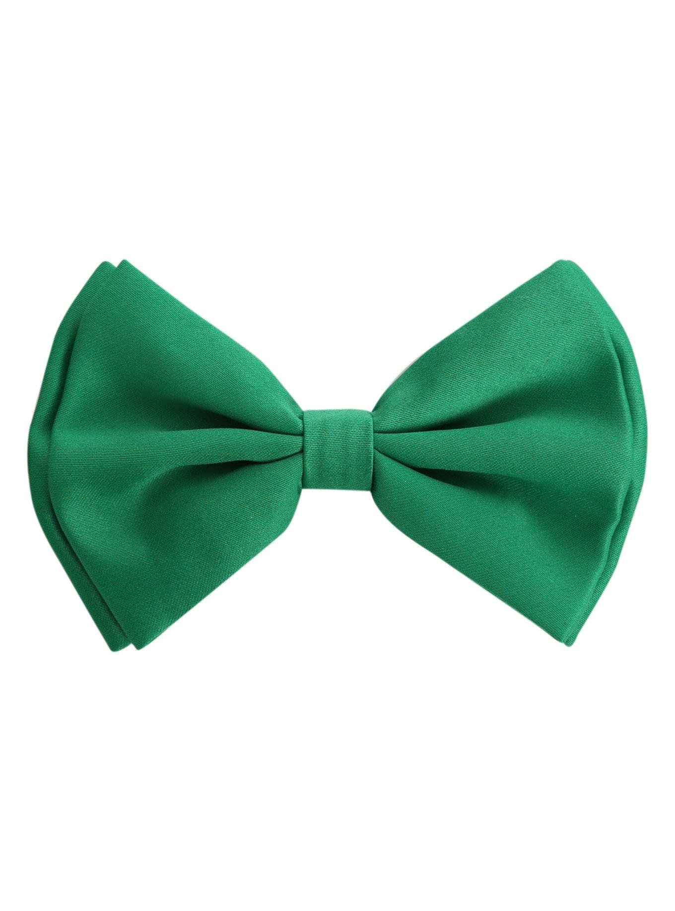Kelly Green Bow Tie, , hi-res