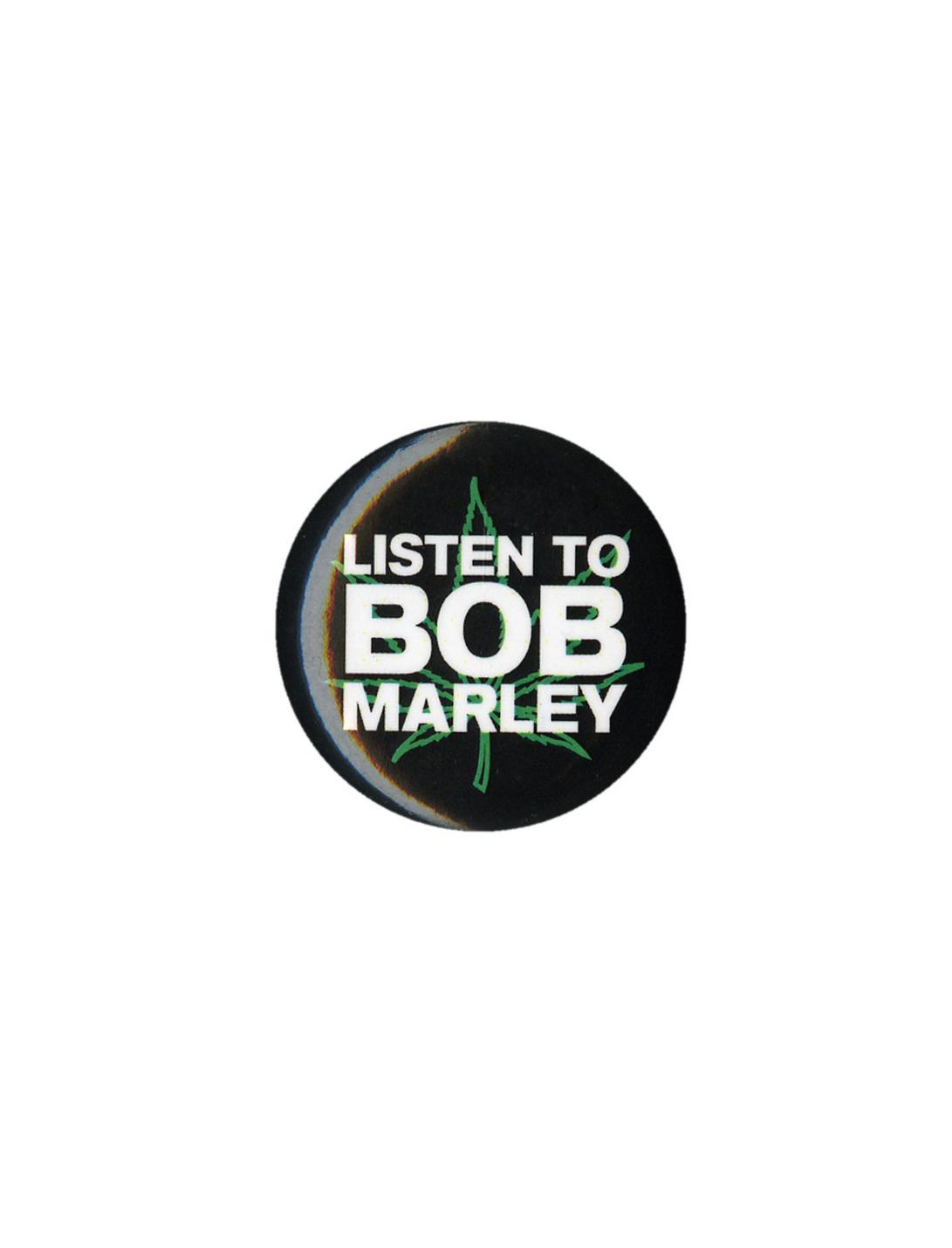 Listen To Bob Marley Pin, , hi-res