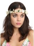 Floral Hair Crown Headband, , hi-res