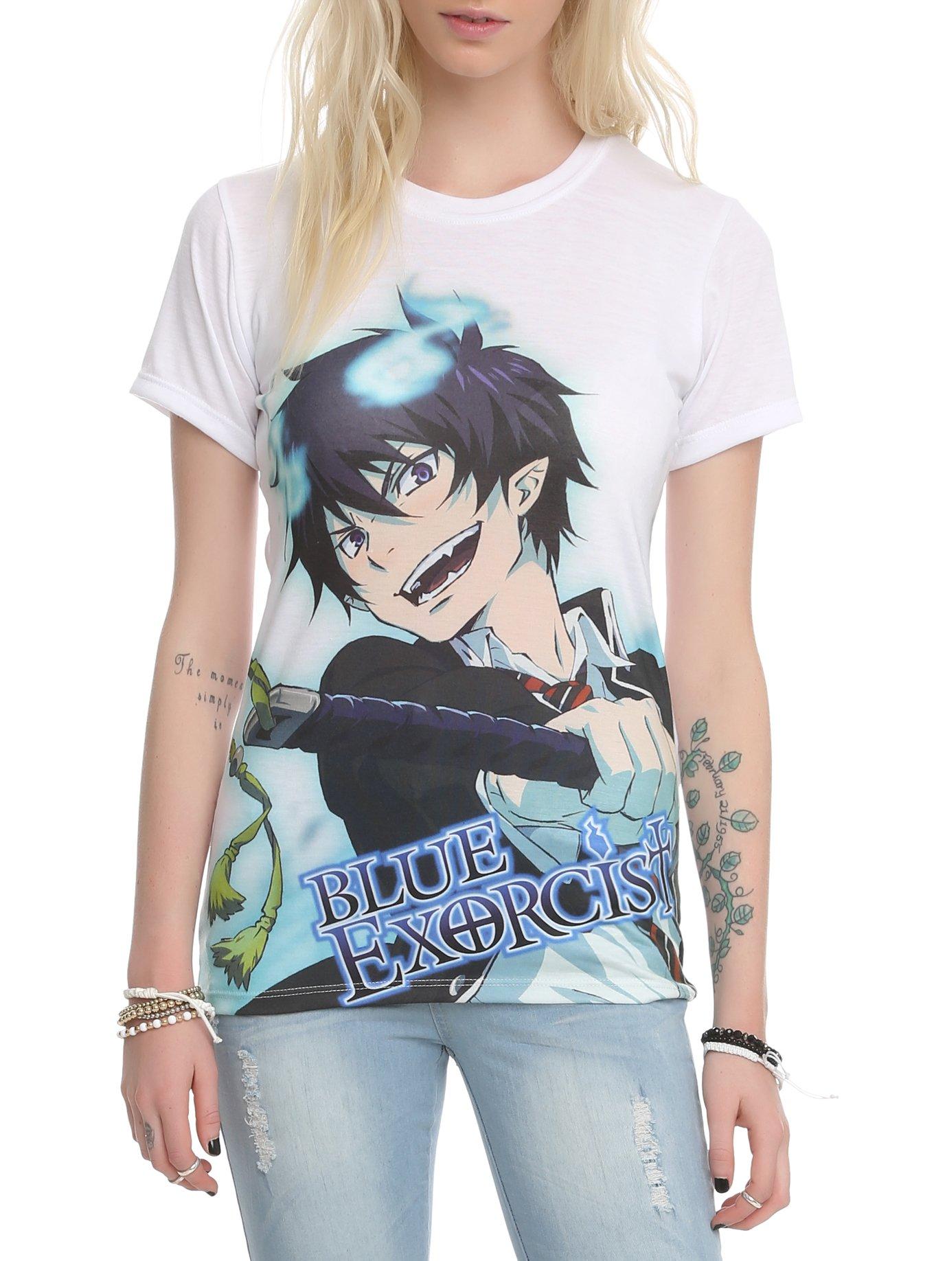Blue Exorcist Rin Sublimation Girls Top, , hi-res