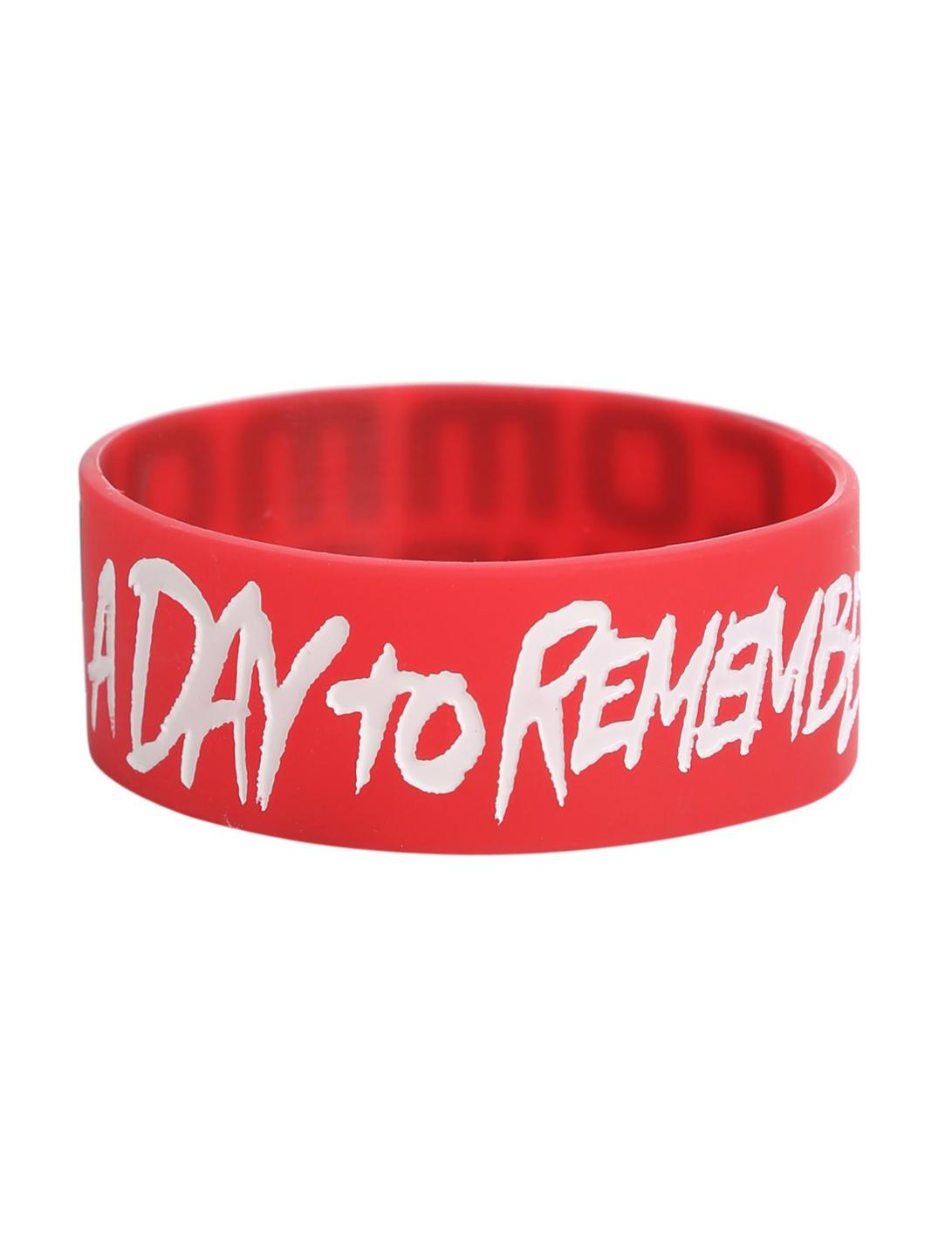 A Day To Remember Common Courtesy Rubber Bracelet, , hi-res
