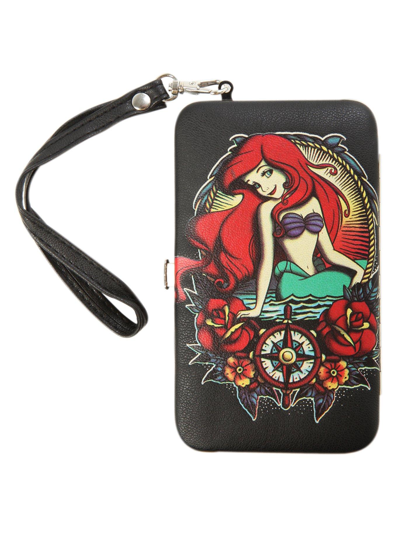 The Little Mermaid Tattoo iPhone 4/4S/5/5S Hinge Wallet, , hi-res