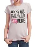 Disney Alice In Wonderland We're All Mad Girls T-Shirt, , hi-res