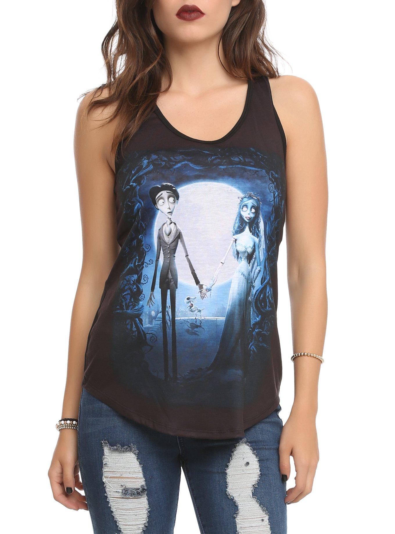 Corpse Bride Girls Tank Top, BLACK, hi-res