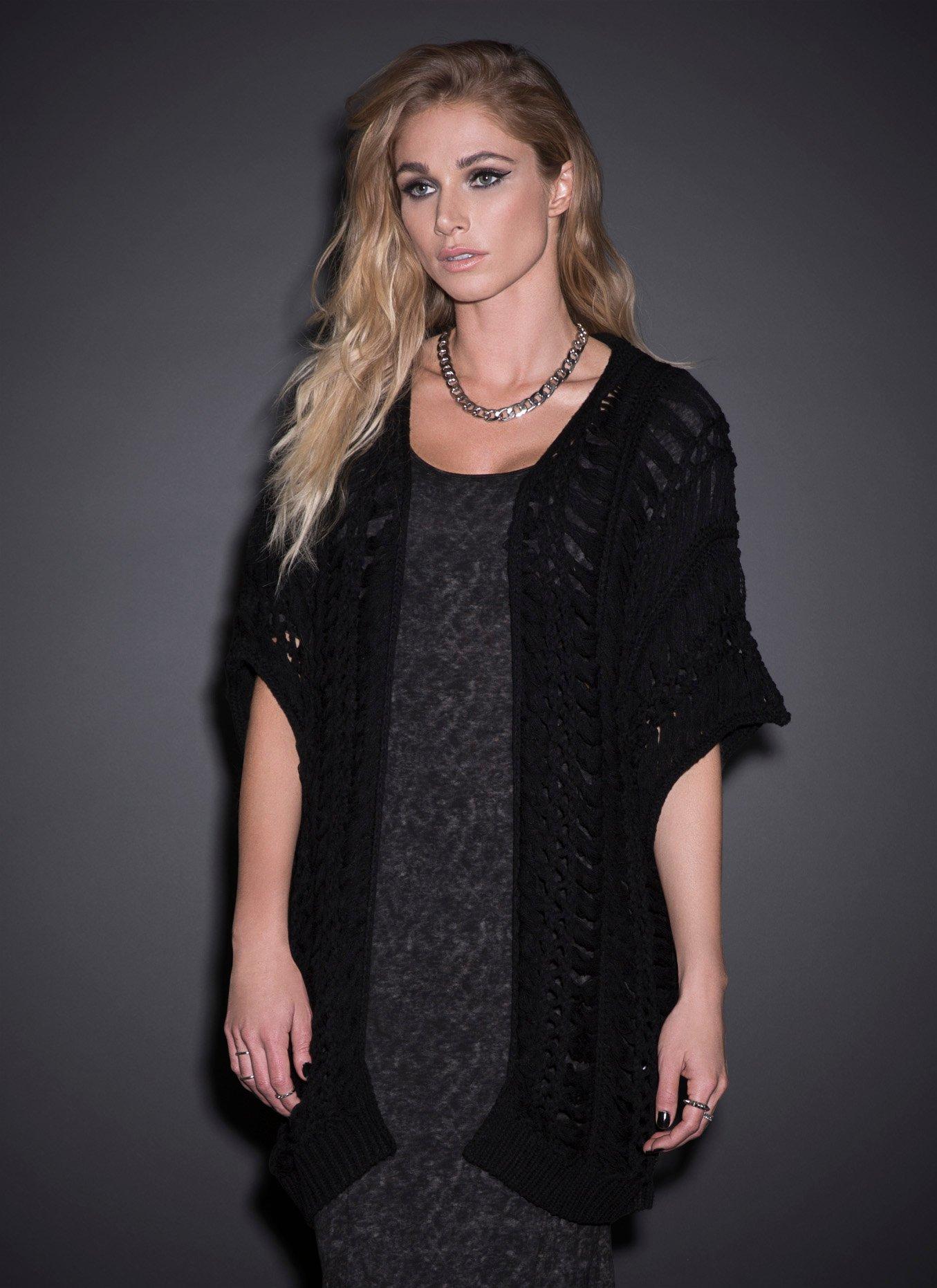 Cable Knit Cardigan, , hi-res