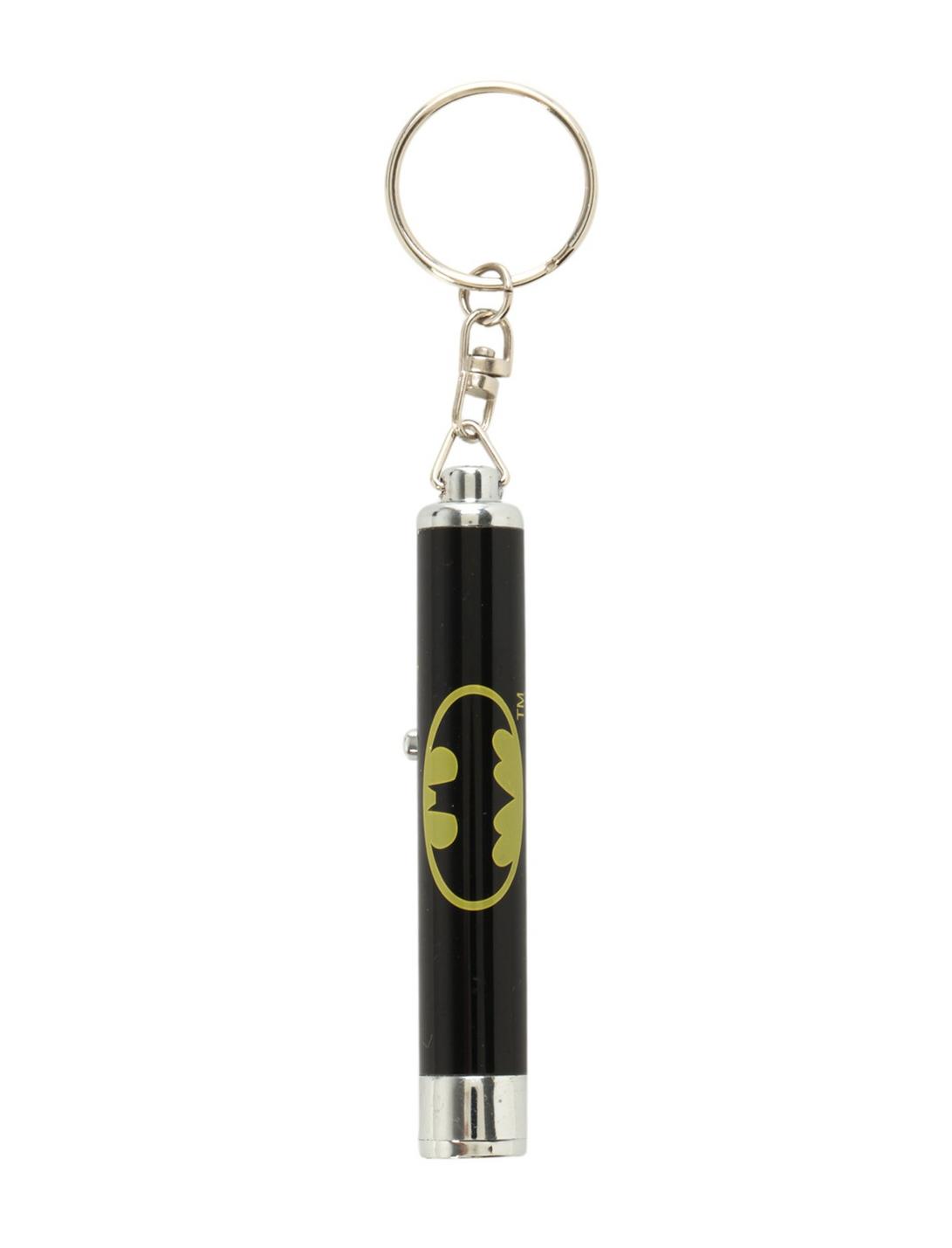 DC Comics Batman Logo Projection Flashlight Key Chain, , hi-res