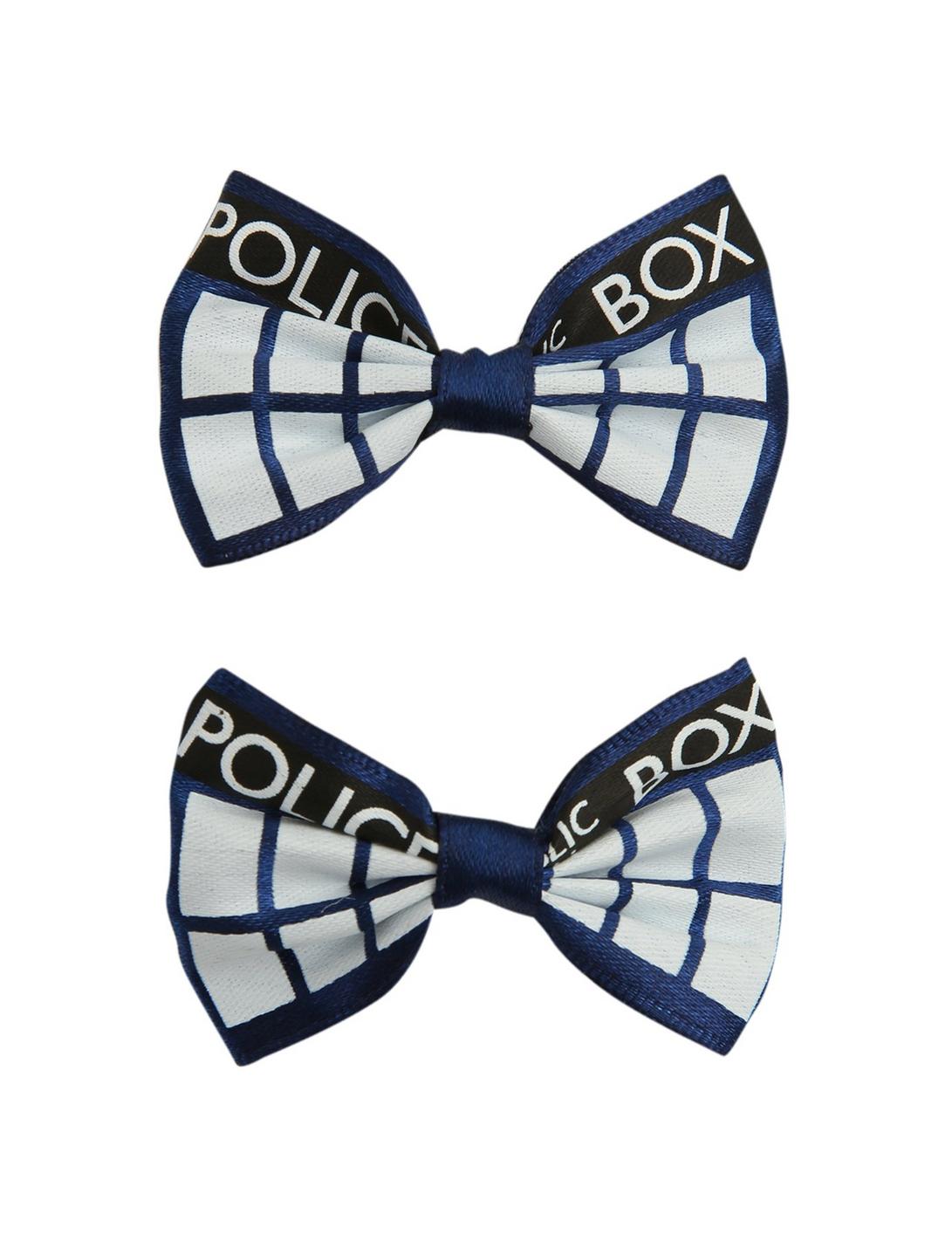 Doctor Who TARDIS Hair Bow 2 Pack, , hi-res