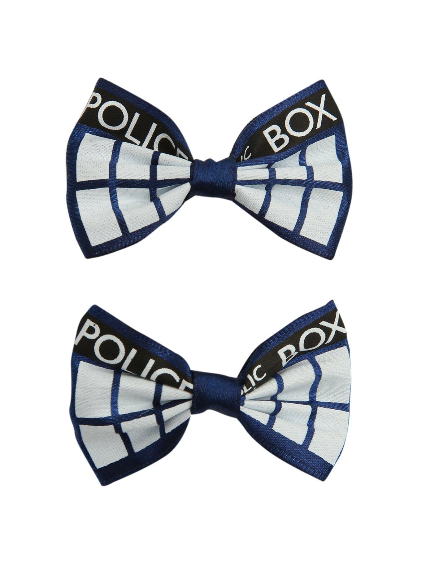 Doctor Who TARDIS Hair Bow 2 Pack, , hi-res