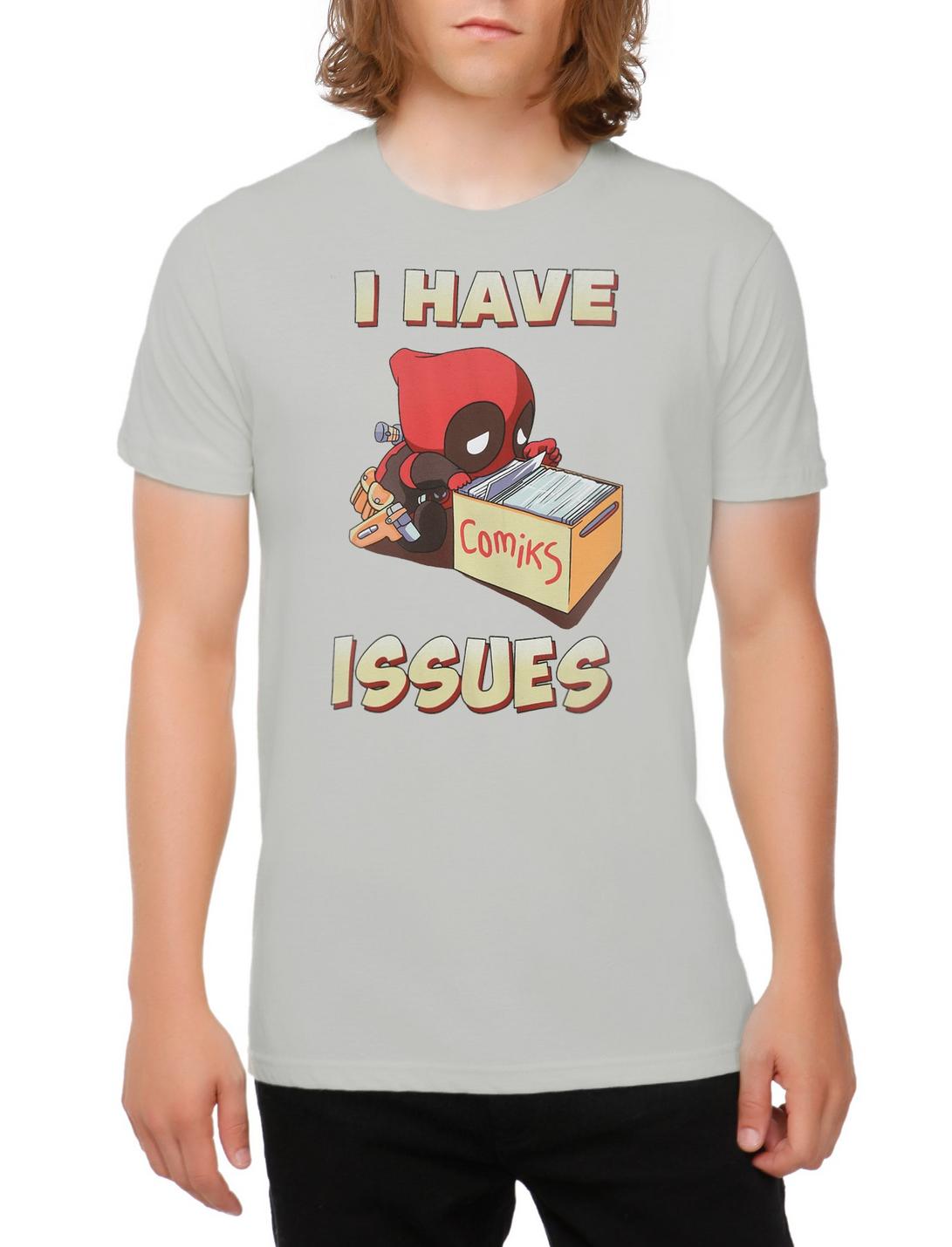 Marvel Deadpool Issues T-Shirt, BLACK, hi-res