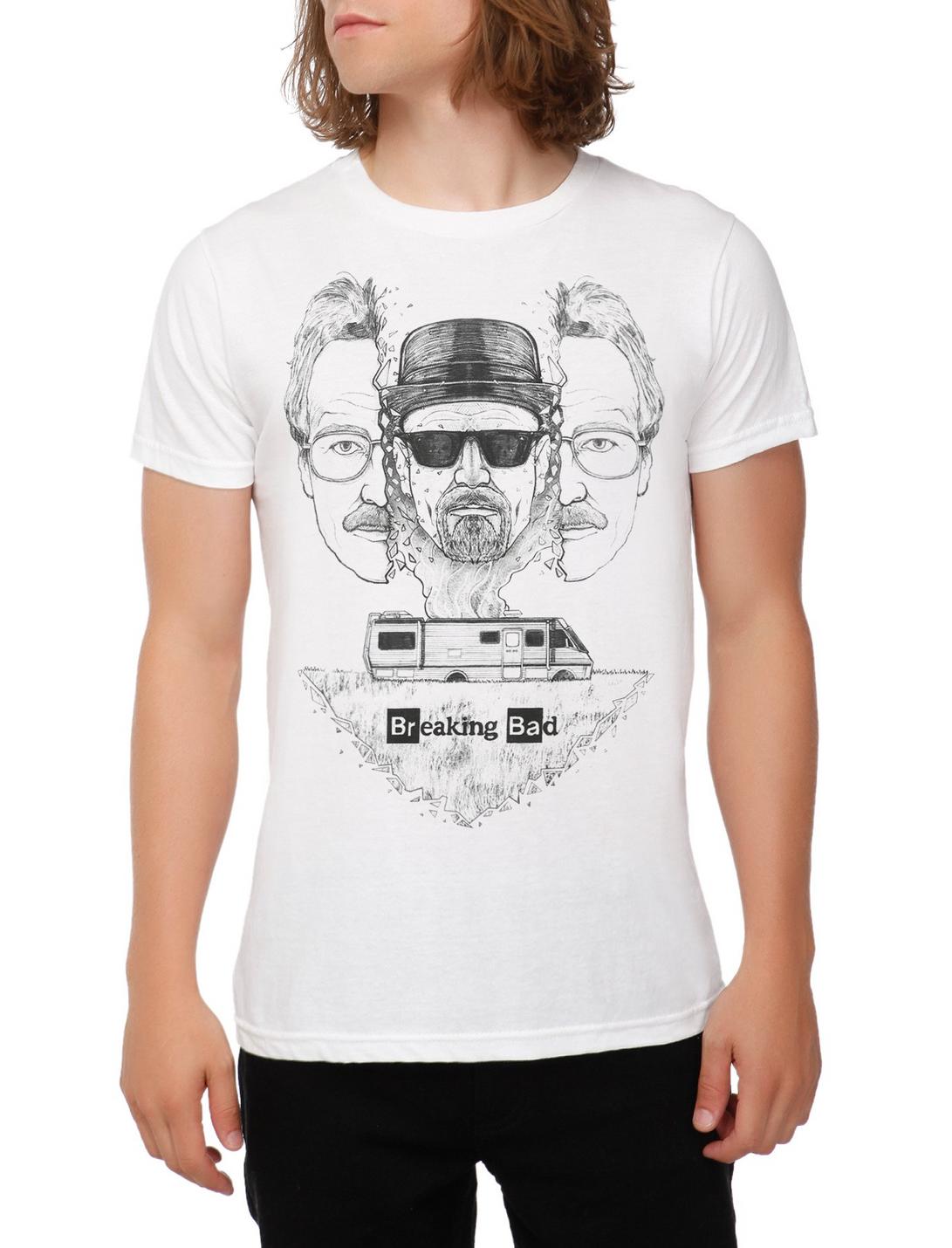 Breaking Bad Heisenberg Inside T-Shirt, BLACK, hi-res