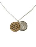 LOVEsick Music Note 2-Disc Charm Necklace, , hi-res
