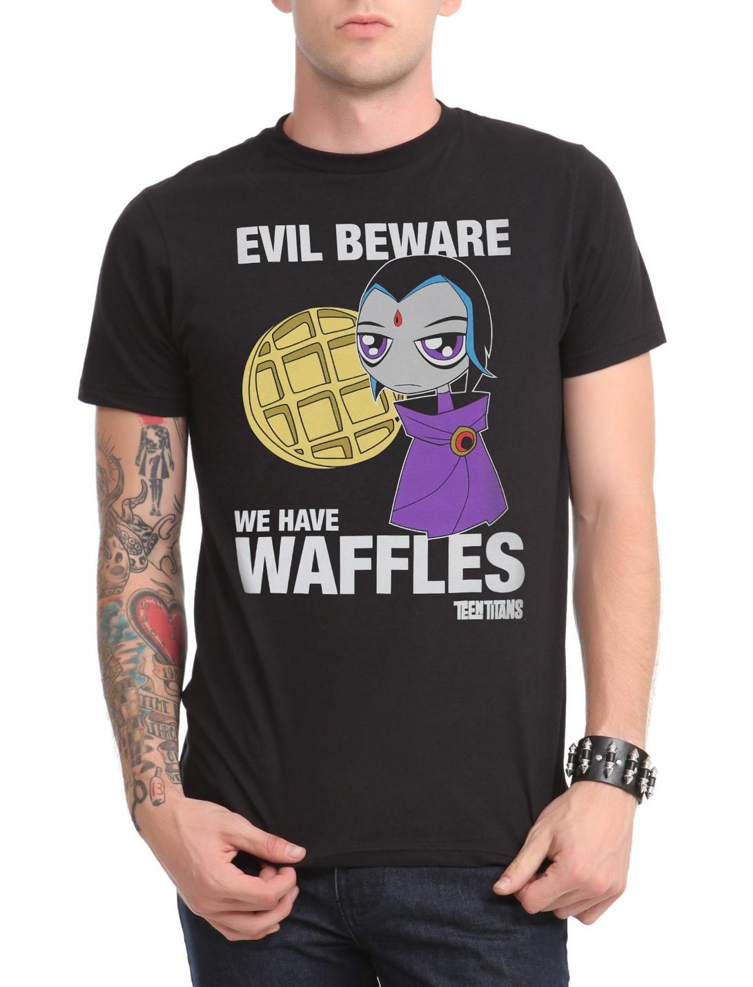 DC Comics Teen Titans Raven Waffles T-Shirt, , hi-res