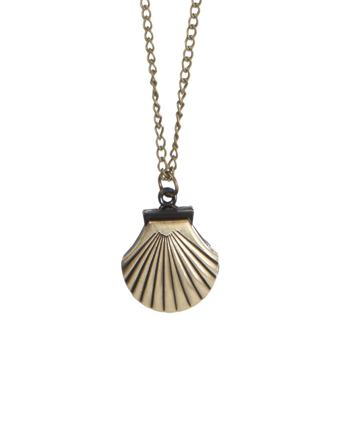 LOVEsick Sea Shell Watch Necklace, , hi-res