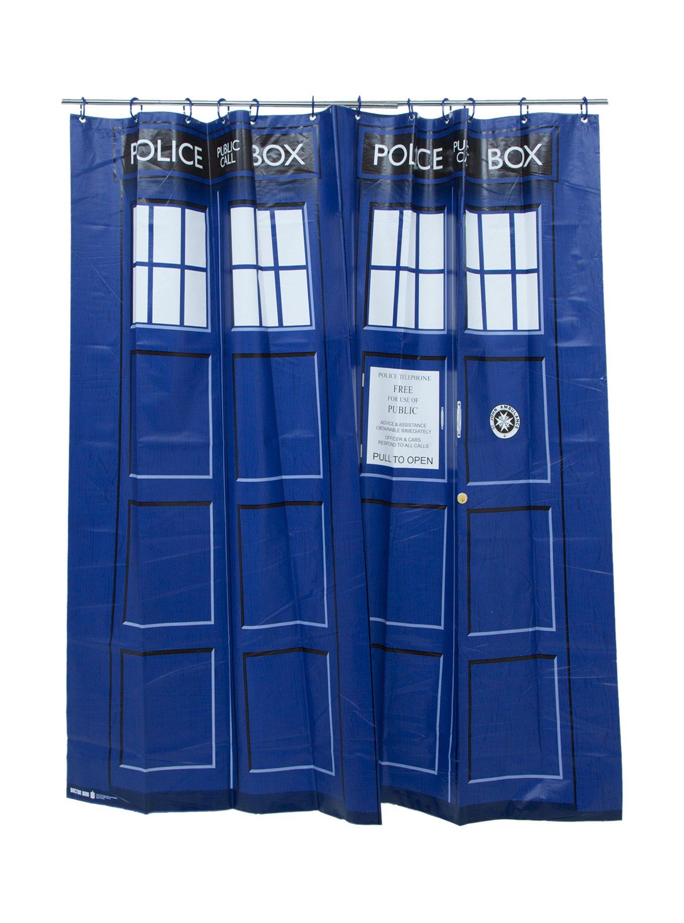 Doctor Who TARDIS Shower Curtain