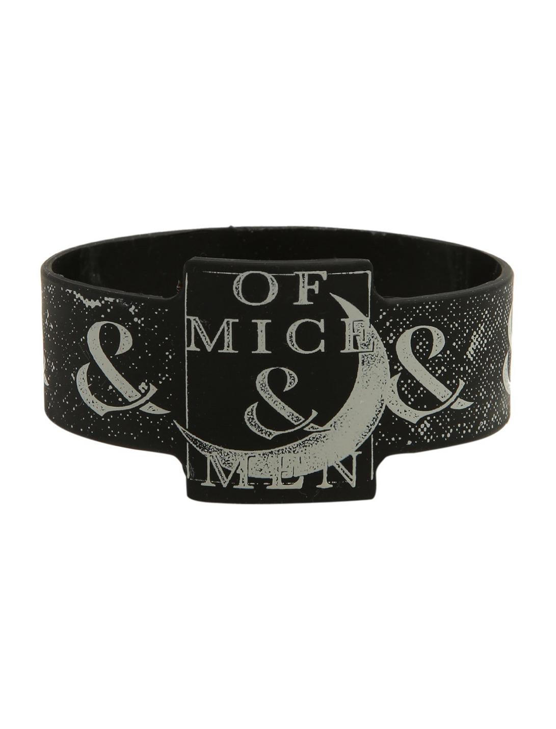 Of Mice & Men Moon Rubber Bracelet, , hi-res