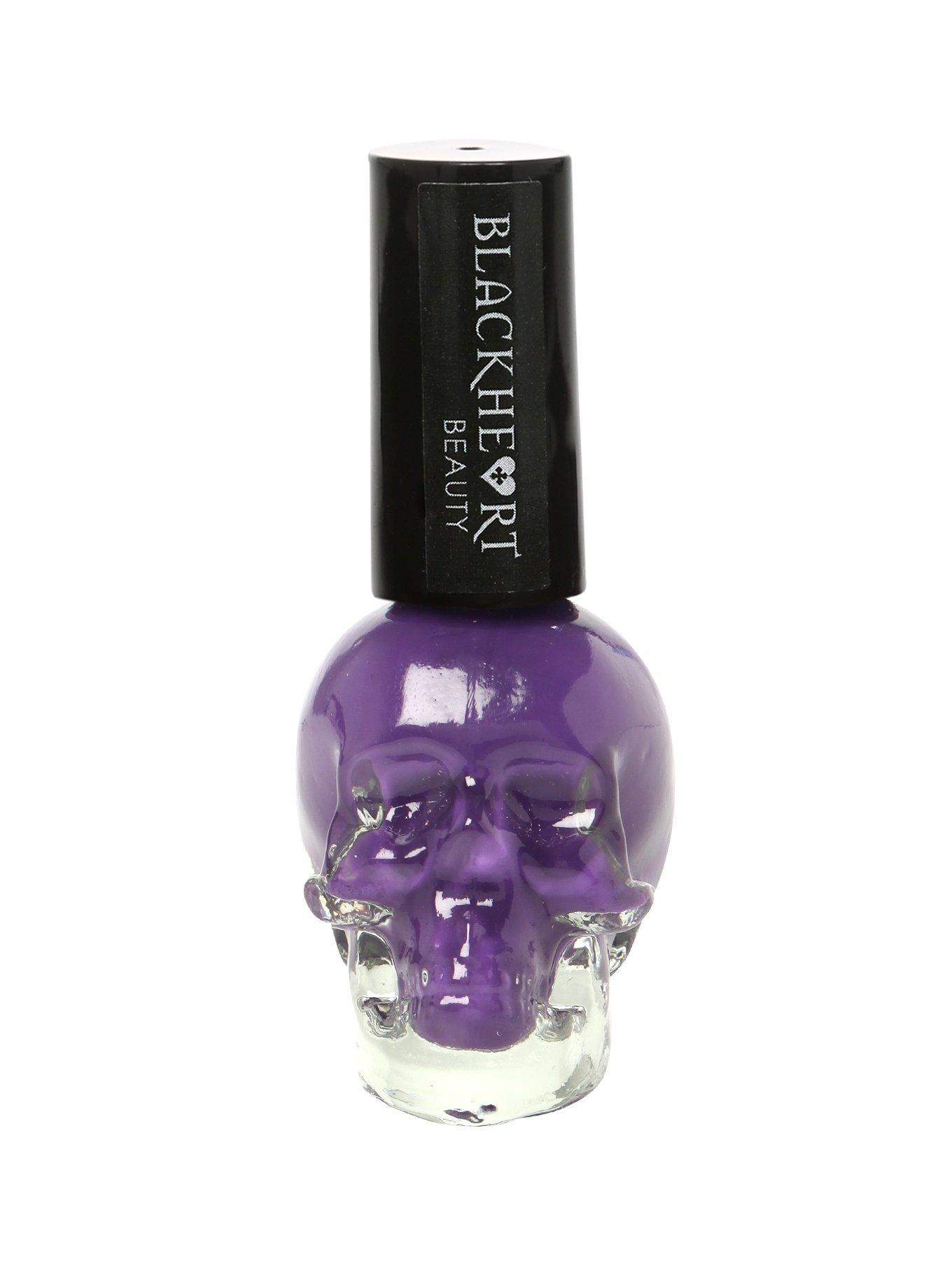 Blackheart Beauty Medium Purple Nail Polish, , hi-res