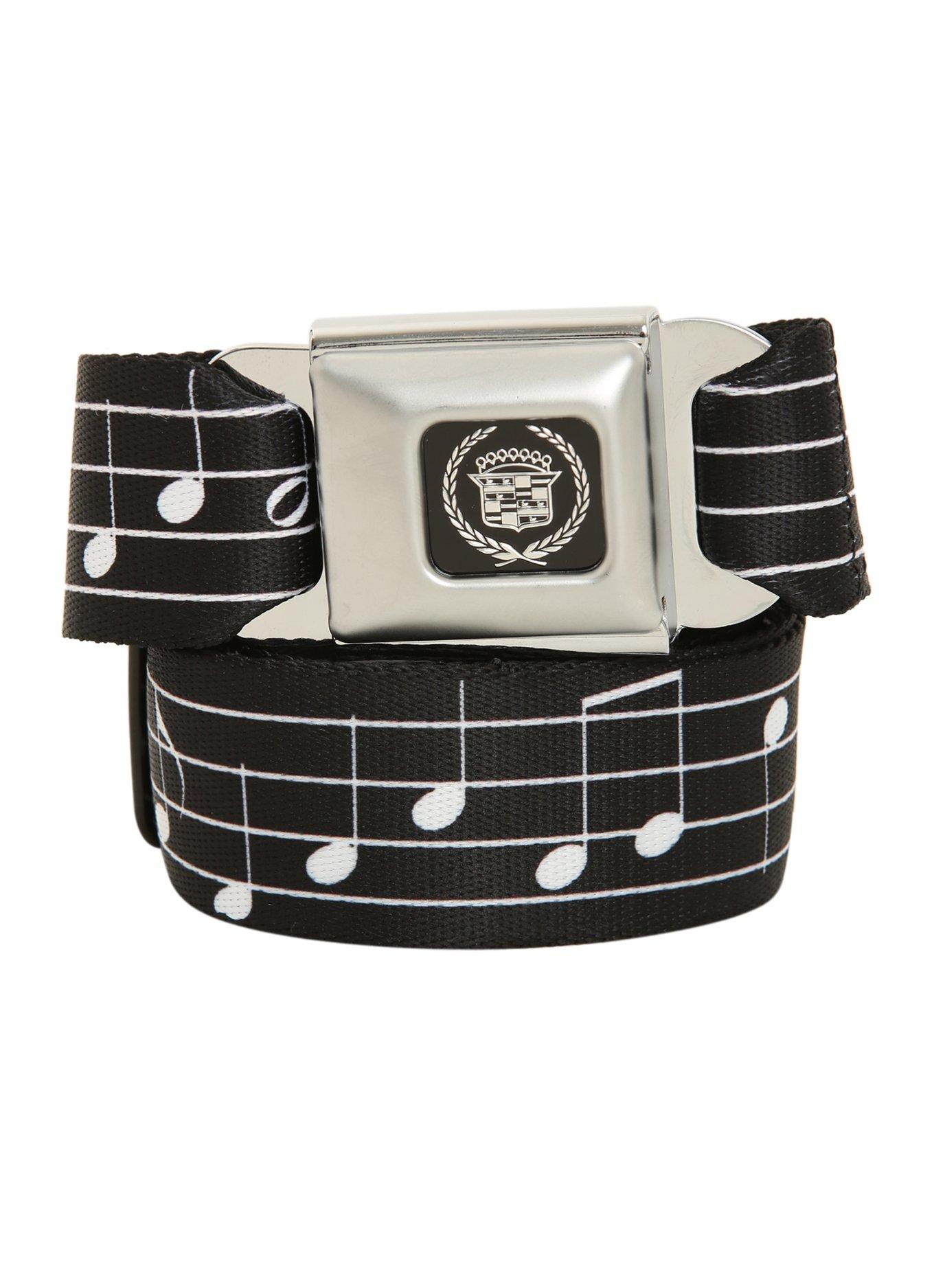 Music Notes Seat Belt Belt, , hi-res