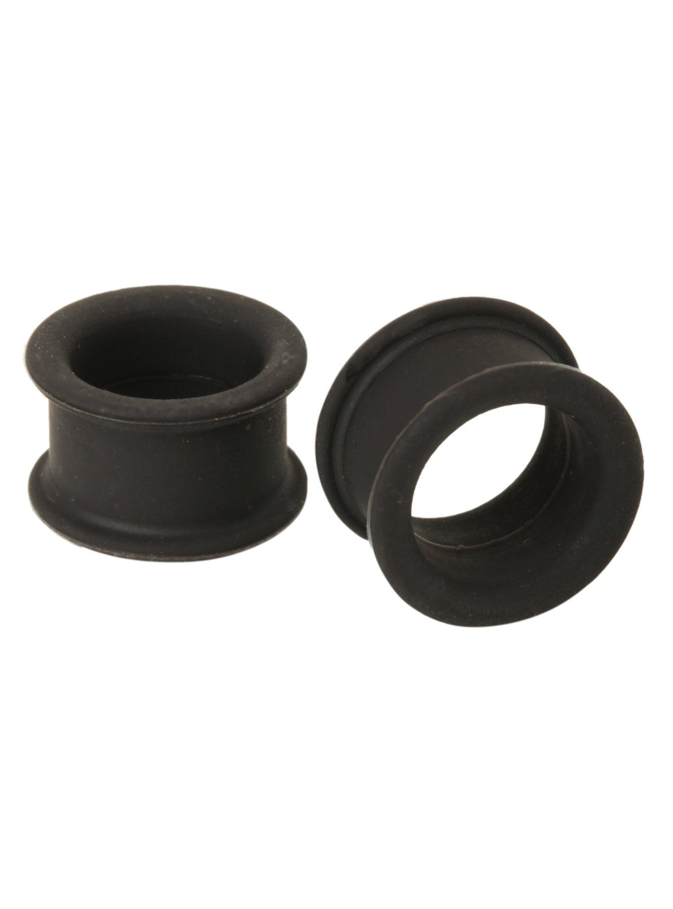 Kaos Software Silicone Black Thick Wall Eyelet Plug 2 Pack, BLACK, hi-res